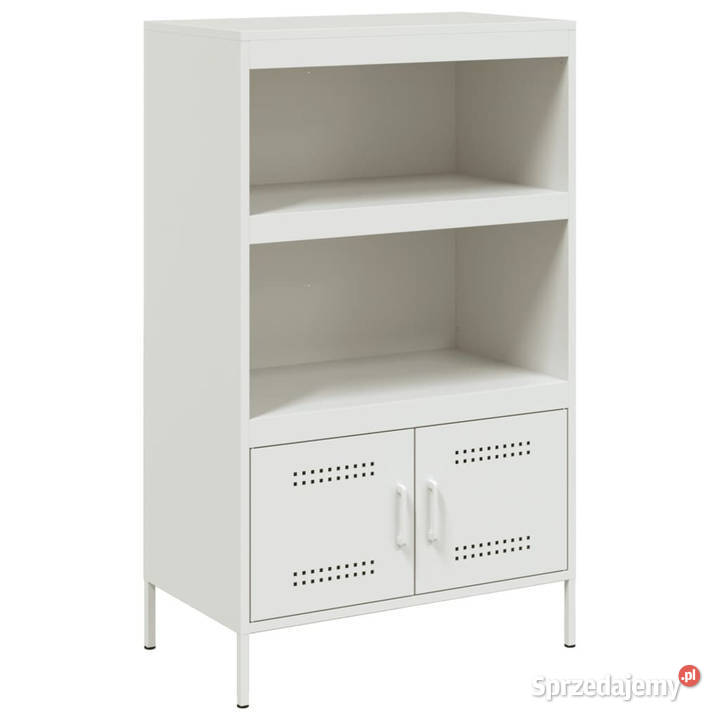 Szafka biała 68x39x113 stal WM842975 Warszawa