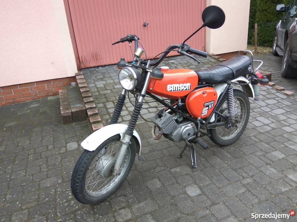 Simson S51E/S70E Enduro Anstecker - Offizieller MZA Sammlerartikel