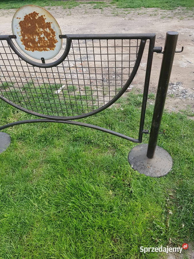 Płotek ogródek piwny komplet z słupkiem metalowy Głogowa