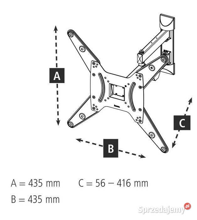 Uchwyt do telewizora Hama do 25 do 65 vesa 400 Pruszków