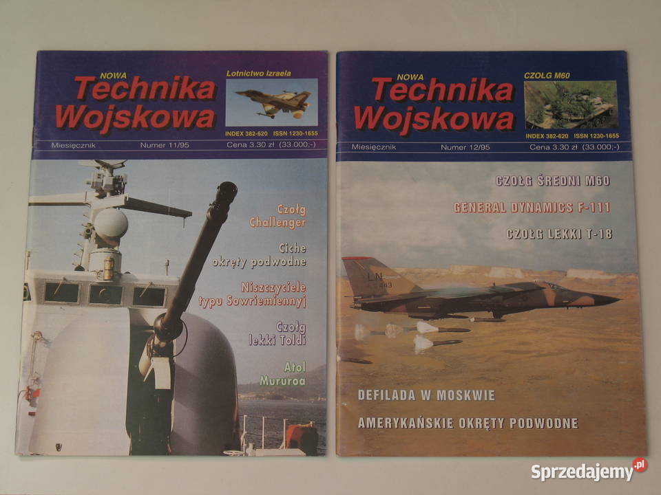 Technika Wojskowa kompletny rocznik 1995 12 Kraków