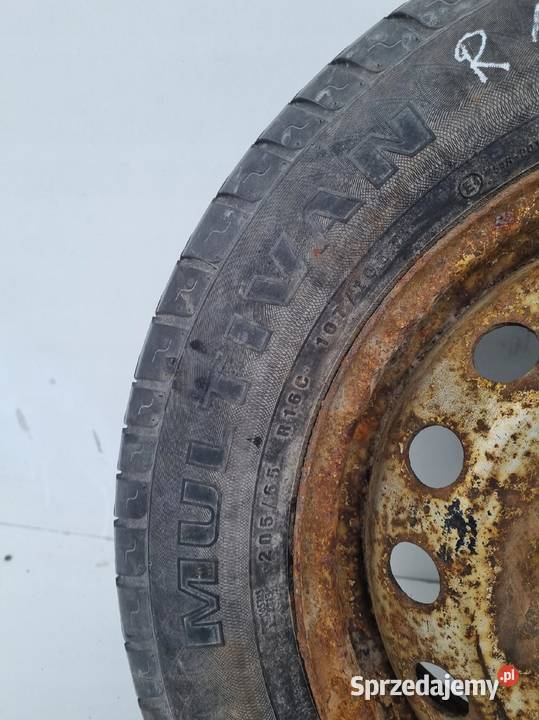 Renault Trafic II KOŁO ZAPASOWE Zapas 20565 R16C Rudka