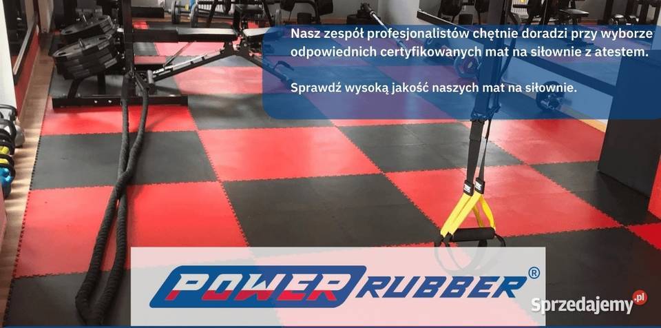 NAWIERZCHNIE BEZPIECZNE POWERRUBBER ARTYKUŁY sprzedam