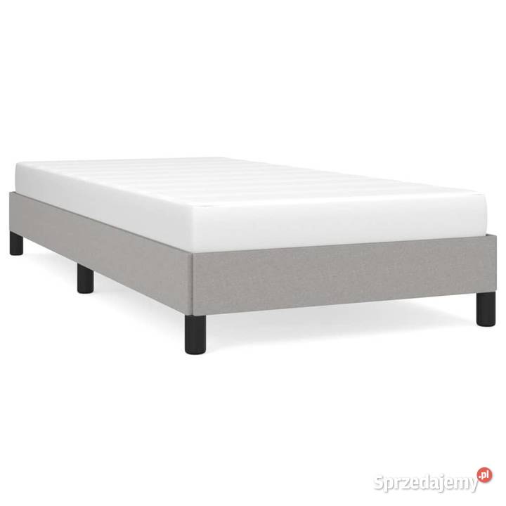 vidaXL Rama łóżka bez materaca jasnoszara 80x200 Warszawa