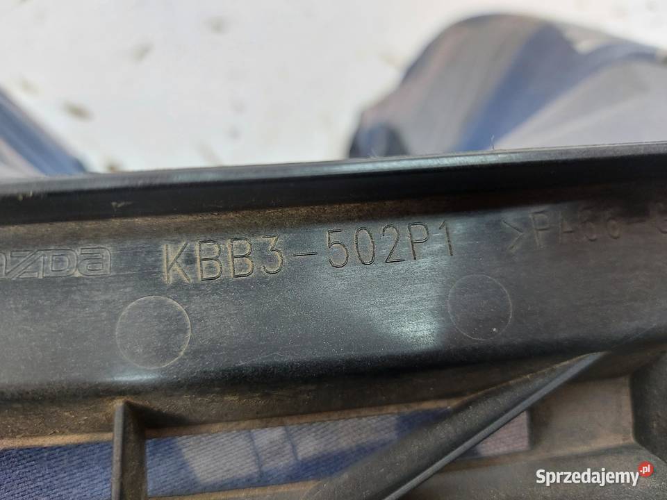 Mazda CX60 2023 wzmocnienie belka ślizg zderzaka