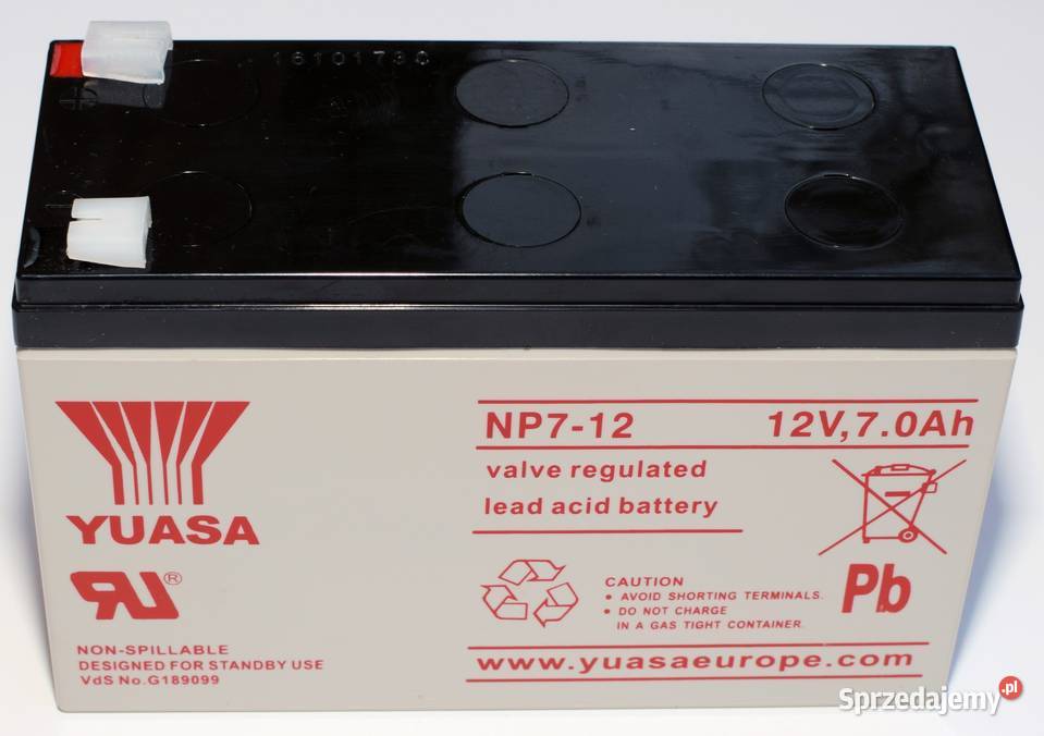 AKUMULATOR 12V 7Ah UPS ALARM NP712 Na WYMIANĘ Iwierzyce