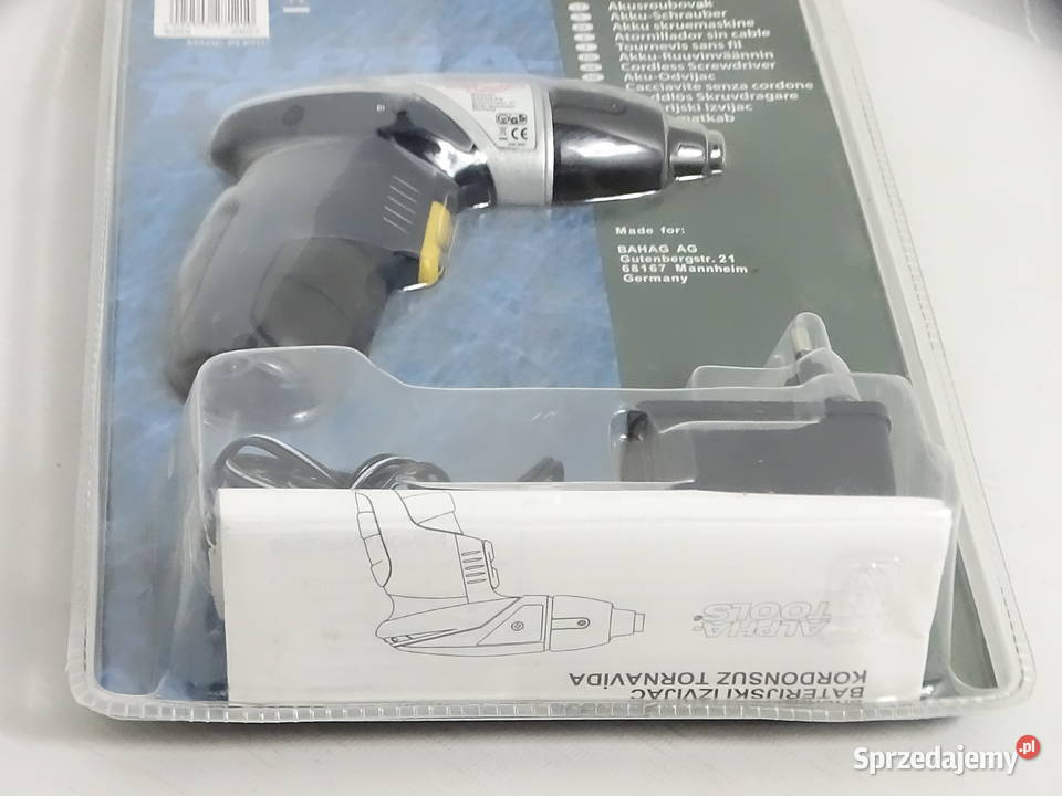 Nowy Wkrętak Akumulatorowy Alpha Tools SD10004 Biłgoraj