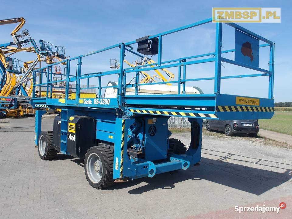 Podnośnik nożycowy spalinowy Genie GS3390 RT 4x4 Pleszew