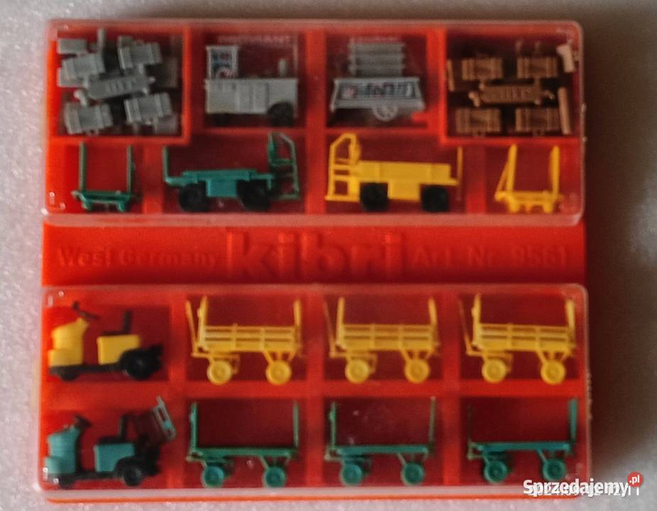 Zestaw wózków platformowych do H0 Kibri 9561 Modelarstwo małopolskie Kraków sprzedam
