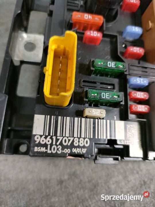 Peugeot Citroen BSM L03 Układ elektryczny, zapłon Swarzędz