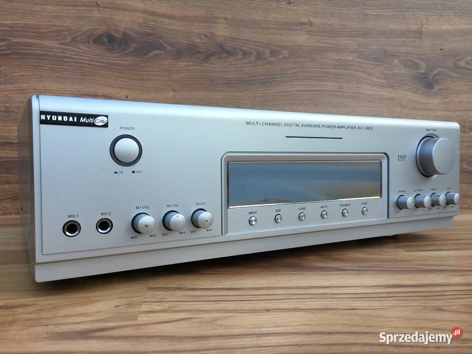 Amplituner karaoke HYUNDAI AV13600 pilot Wzmacniacze i pokrewne
