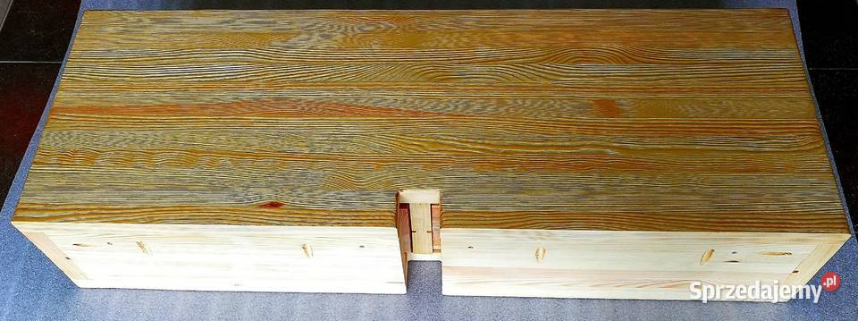 Konsola drewniana rustykalna półka drewniana Radków