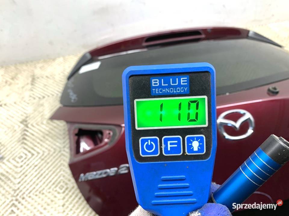 KLAPA TYŁ MAZDA 2 DL Hatchback Deep Crimson