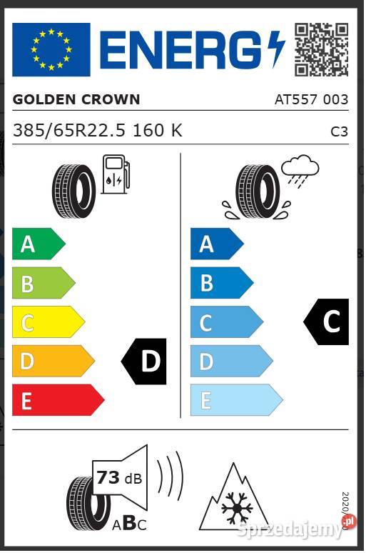 38565 R225 GOLDEN CROWN AT557 Nowa opona
