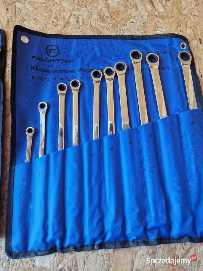 KLUCZE OCZKOWE Z GRZECHOTKĄ KOMPLET 819mm ZESTAW Głogowa sprzedam