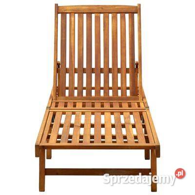 vidaXL Leżak lite drewno akacjowesku311871 sprzedam