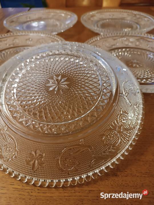 Szklane talerze obiadowe Gorlice