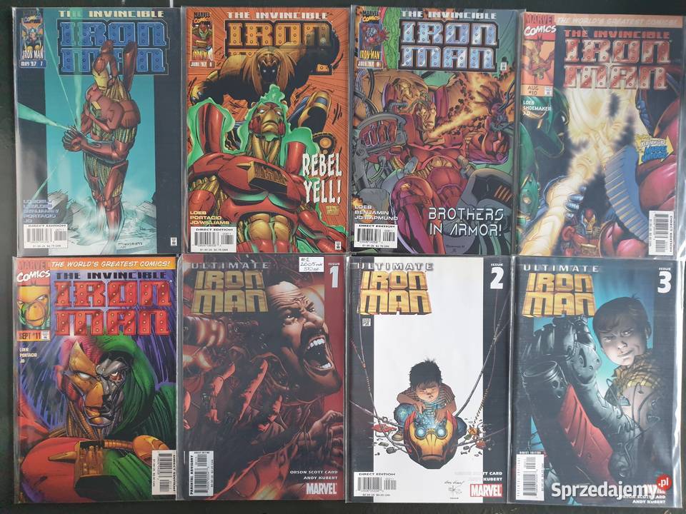 Iron Man zestaw 46 oryginalnych komiksów Marvel sprzedam