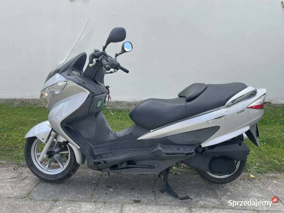 SUZUKI BURGMAN 125 2008 R 100 Sprawny Niski skuter Pilzno