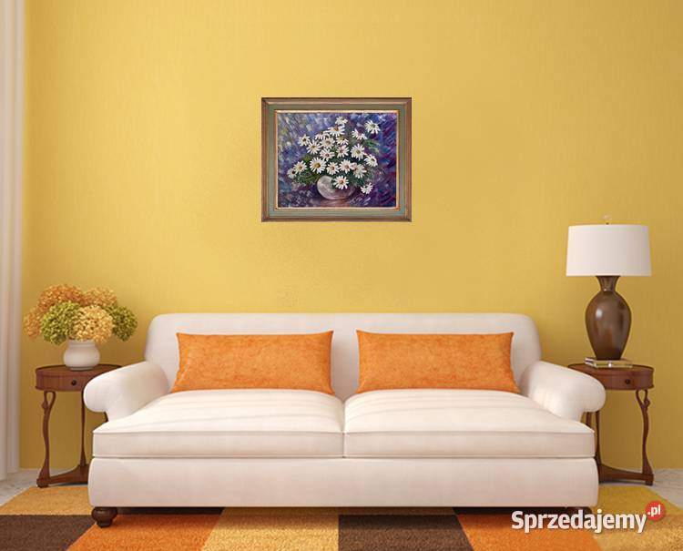 Obraz olejny Rumianki Lublin