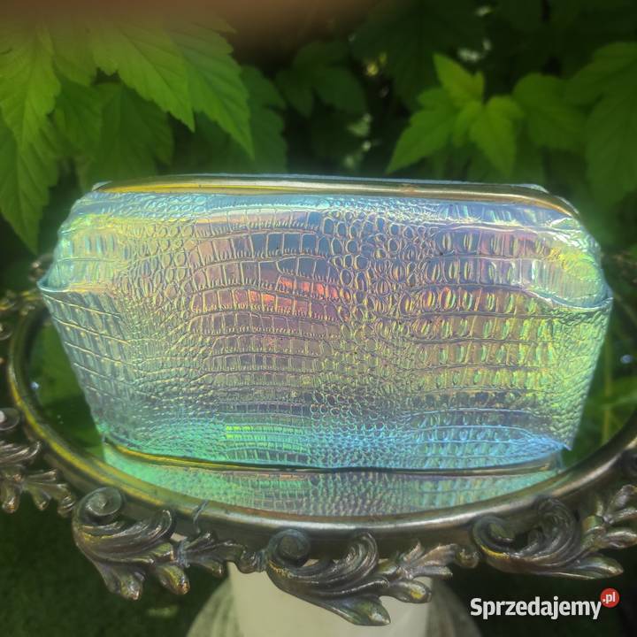 Elegancka skarbonkaceramikaEko skóra HOLOGRAM Porcelana i szkło Pabianice sprzedam