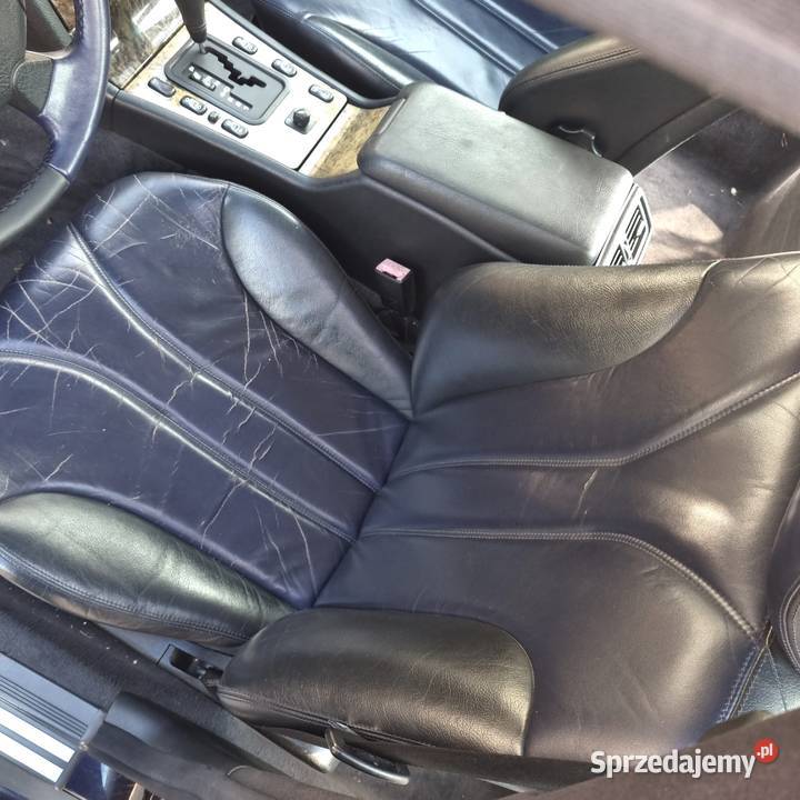 Fotele skóra W210 AMG DESIGNO boczki czarna osobowe sprzedam