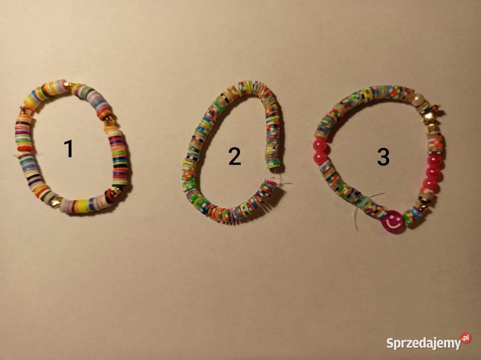 Bransoletki z koralików robione ręcznie Kopyść