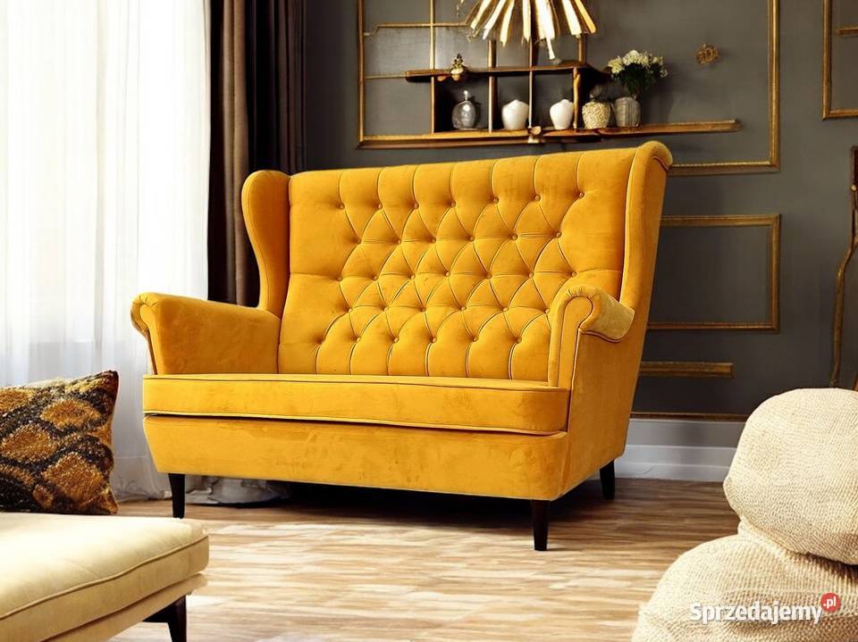 Sofa Uszak Glamour 2 osobowa Różne Kolory