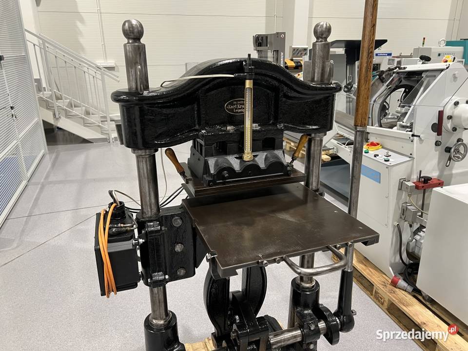 Złociarka Prasa Kolanowa Karl Krause Produkcja Radom
