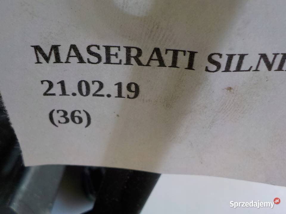 UCHWYT MOCOWANIE ŁAPA BLACHA MASERATI GHIBLI 30D osobowe Silniki i osprzęt sprzedam