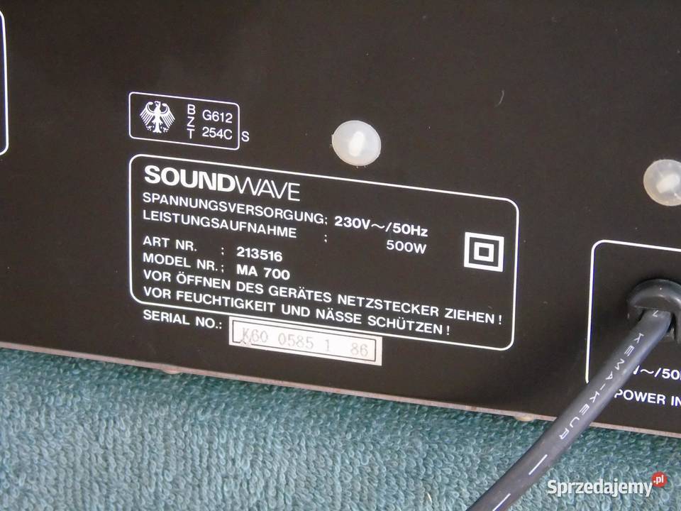Wzmacniacz Soundwave MA700 mocny 500 wat WYSYŁKA Wzmacniacze i pokrewne podkarpackie