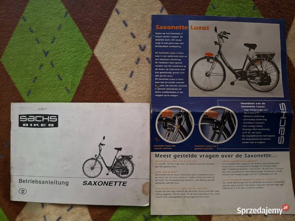 Rower spalinowy Saxonette Luxus EStart Super