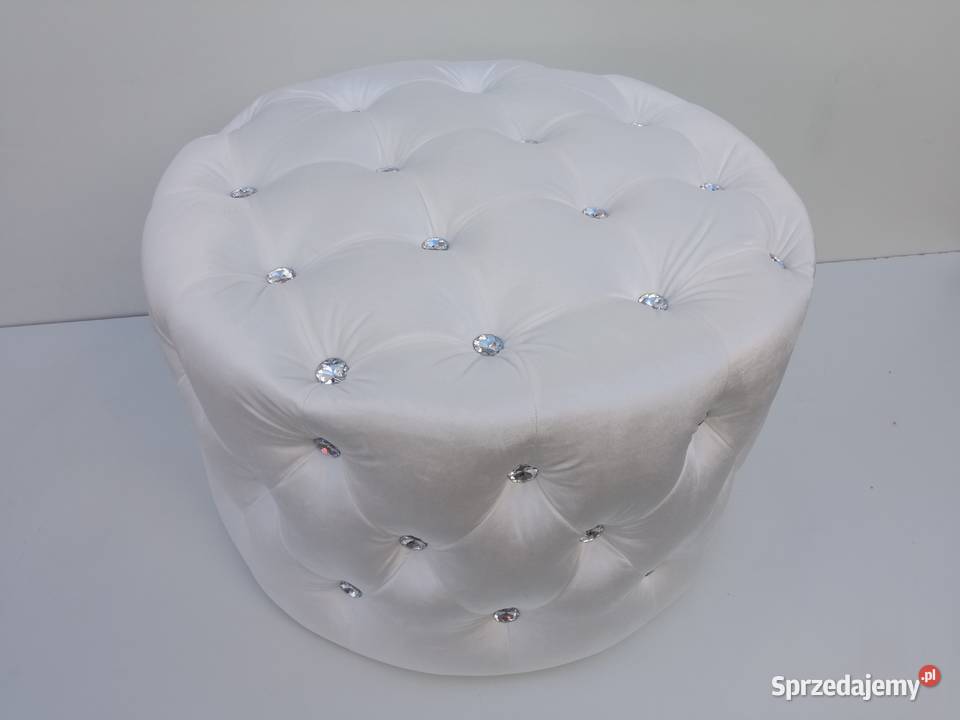 PUFA Ławka GLAMOUR pikowana okrągła Poznań