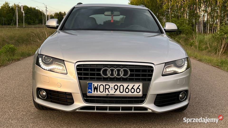 Audi A4 B8 20 TDI 170 S line zadbana bogato 2000cm3 A4 Małkinia Górna