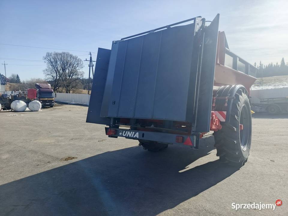 Rozrzutnik obornika Unia apollo 10 premium nieuszkodzony Nowy Targ sprzedam