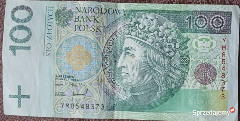 100 Władysław Jagiełło 1994 r seria zastępcza YM wielkopolskie Konin