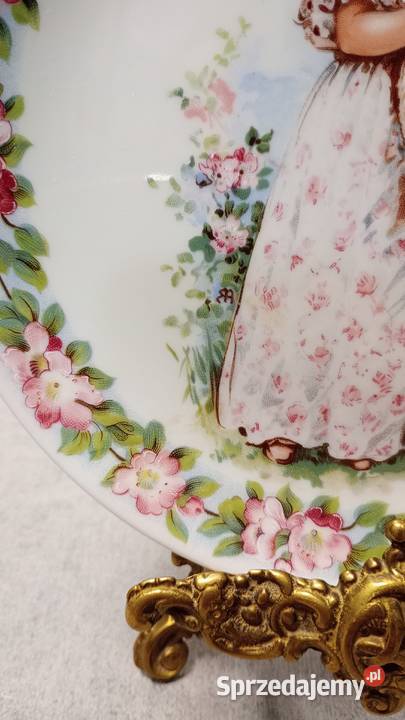 PORCELANOWY KOLEKCJONERSKI TALERZ Christineholm Augustów