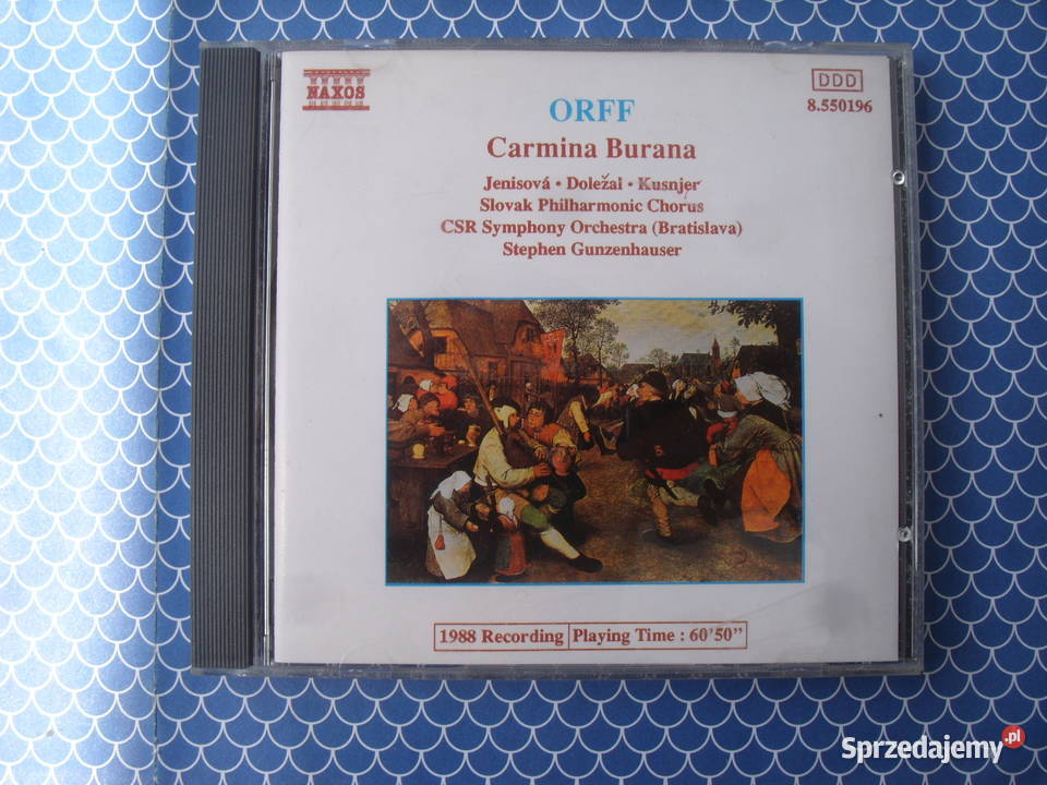 Plyta CD CARMINA BURANAORF 1991 Płyty i kasety dolnośląskie Wołów