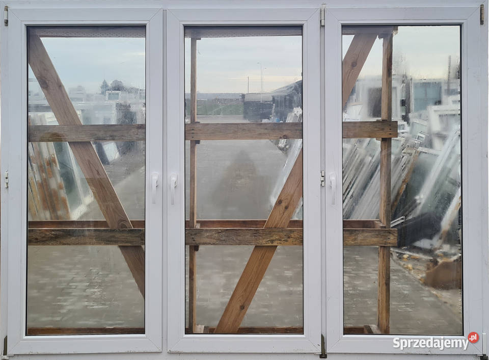 OKNA KacprzaK 234X170 OKNO Używane Plastikowe mazowieckie Siedlce