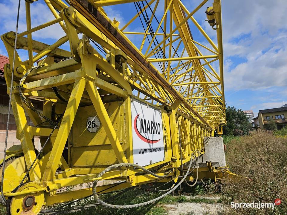 Żuraw Liebherr 24m AKTUALNE UDT Pełna Dźwigi, podnośniki Nowy Sącz sprzedam