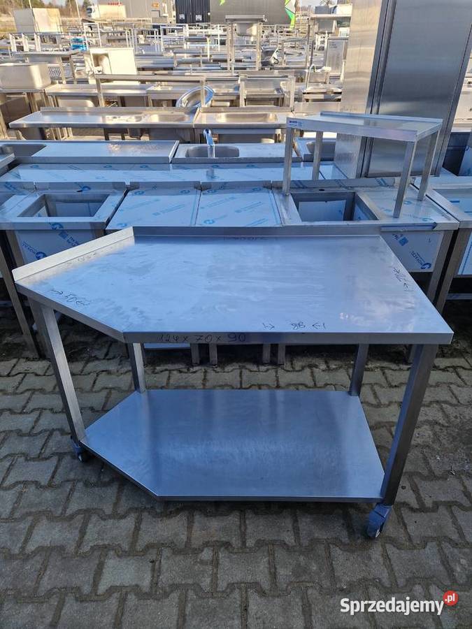 Stół Gastronomiczny Na Kołach Z Półką 1247090 Ostrów Wielkopolski