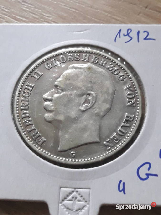 3 Marki Fryderyk II Badenia 1912 rmen G Konin