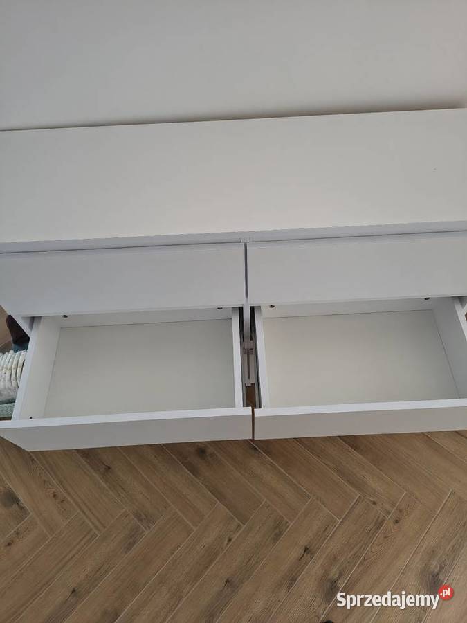 Komoda Biała z szufladami 120 szerokość Chełm
