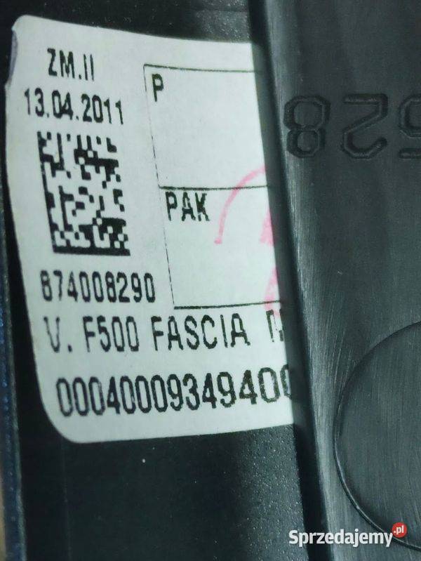 Kratka Nawiewu Dekor Lewa Fiat 500 2011 Części samochodowe Pleszew