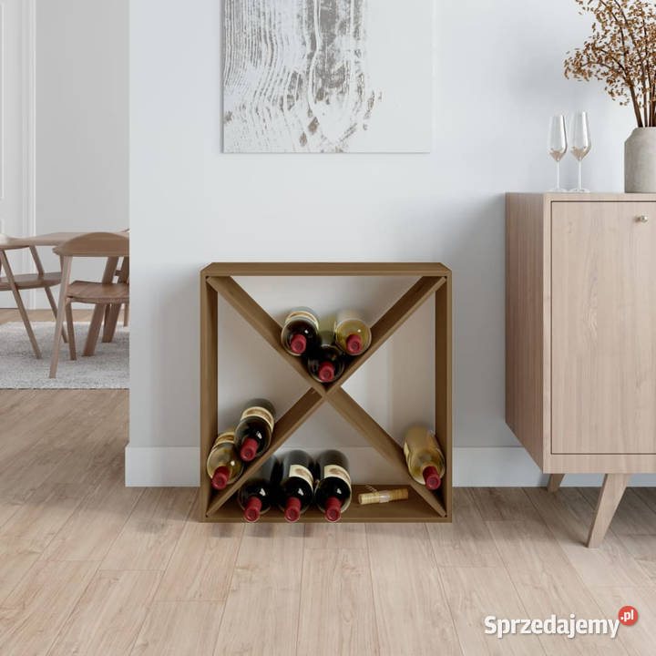 Szafka na wino miodowy brąz 62x25x62 drewno Warszawa sprzedam