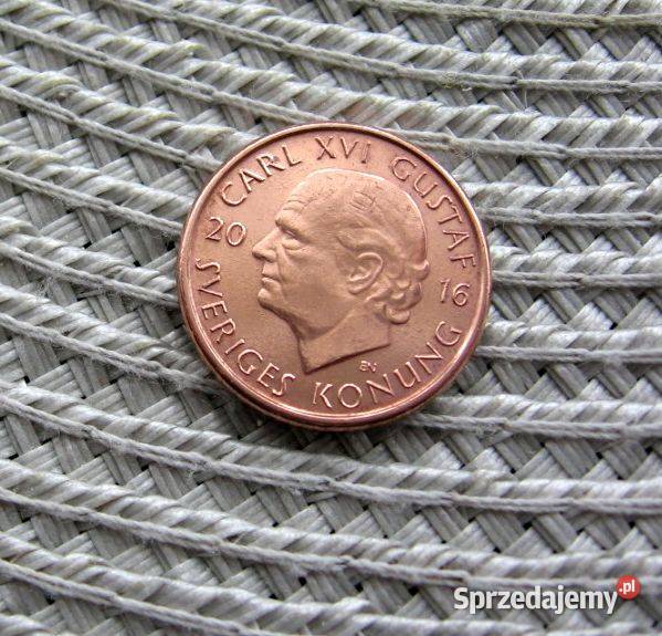 Szwecja 1 Korona 2016r wielkopolskie Kalisz