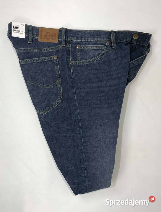 Spodnie męskie jeansy Lee Daren Zip Fly Voyage Odzież codzienna