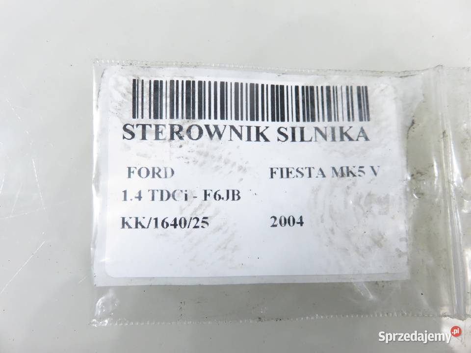 STEROWNIK FORD FIESTA MK5 V 14 TDCi 3U7112A650WA osobowe