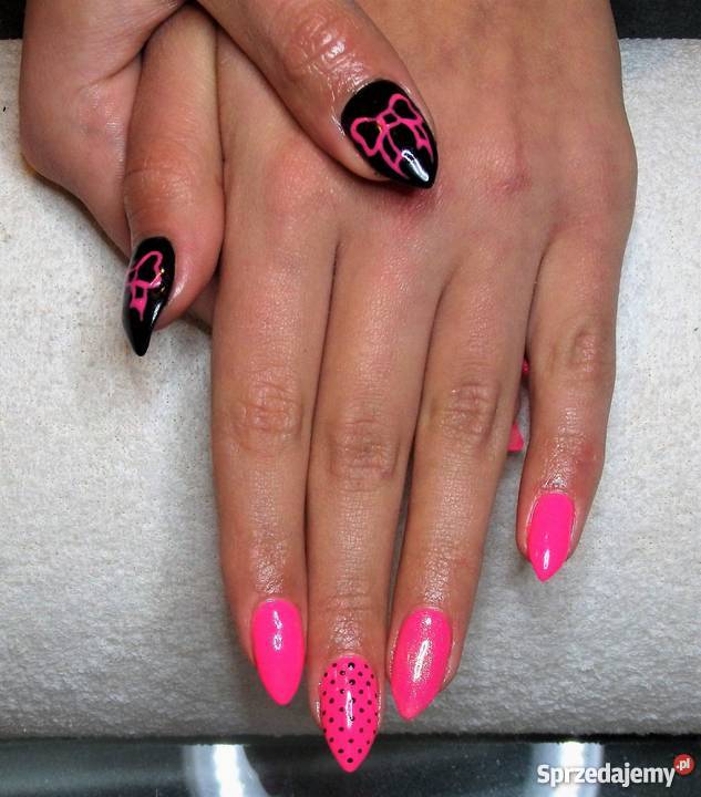 Paznokcie żelowe hybrydowe pedicure Chorzów