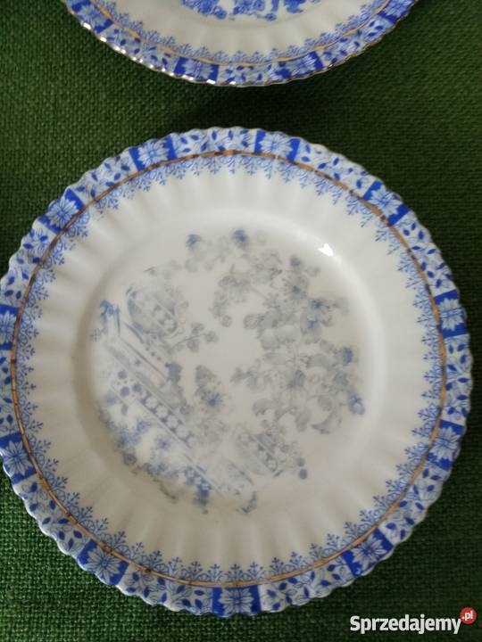 talerzyki China Blau Rosslau Porcelana i szkło małopolskie Ropa
